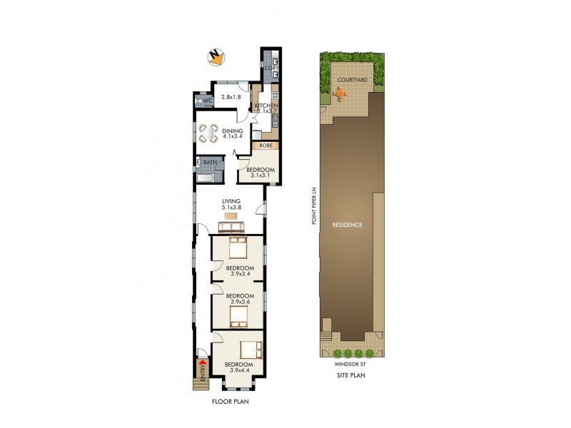 173 Windsor Street, Paddington NSW 2021 Floorplan