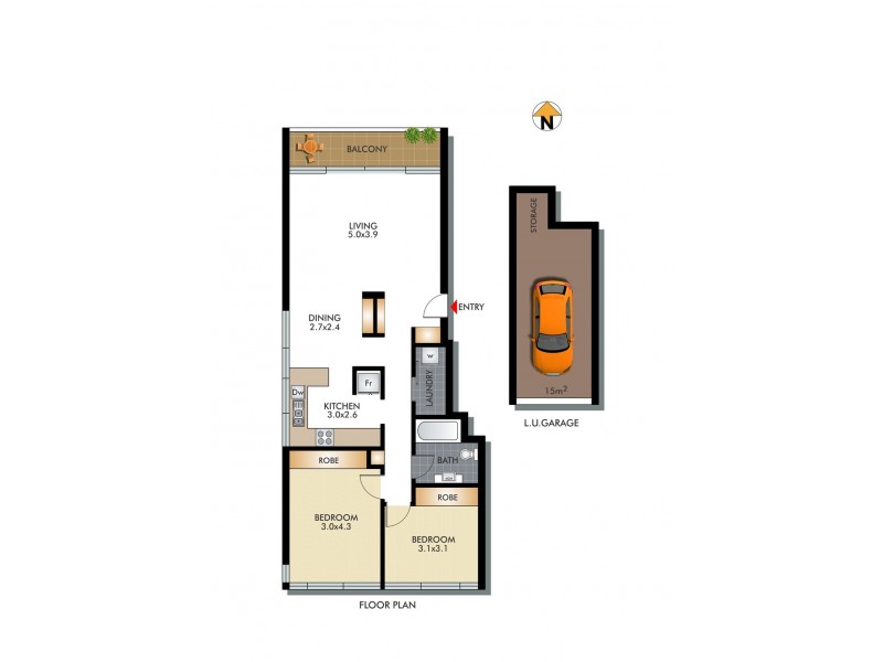 7/39 Edgecliff Road, Woollahra NSW 2025 Floorplan