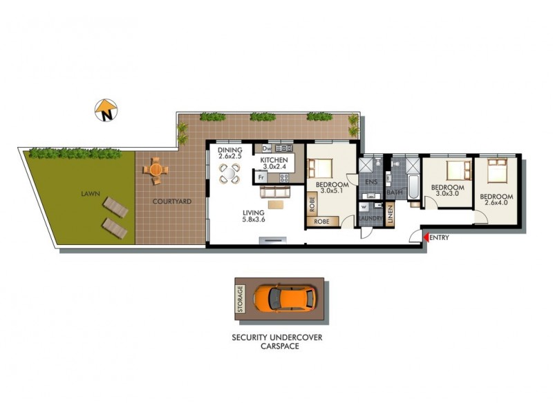 1/685 Old South Head Road, Vaucluse NSW 2030 Floorplan