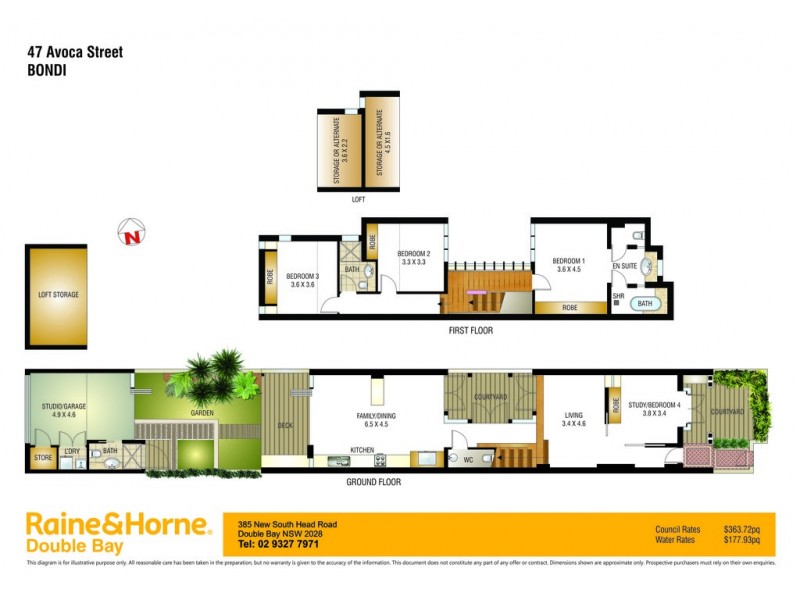 47 Avoca Street, Bondi NSW 2026 Floorplan
