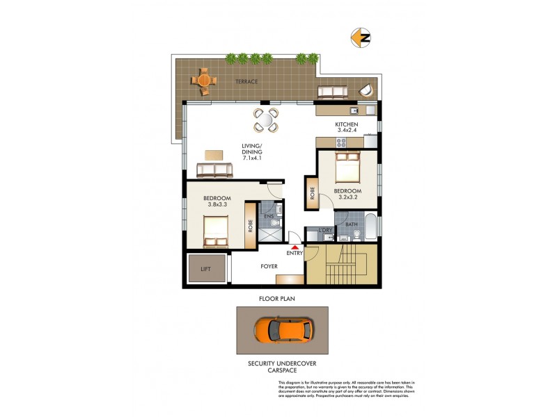 28/64 Penkivil Street, Bondi NSW 2026 Floorplan