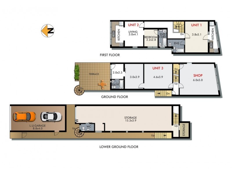 7 Edgecliff Road, Woollahra NSW 2025 Floorplan