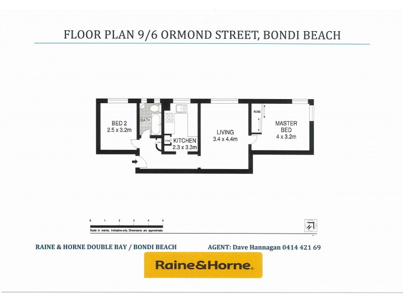9/6 Ormond Street, Bondi Beach NSW 2026 Floorplan