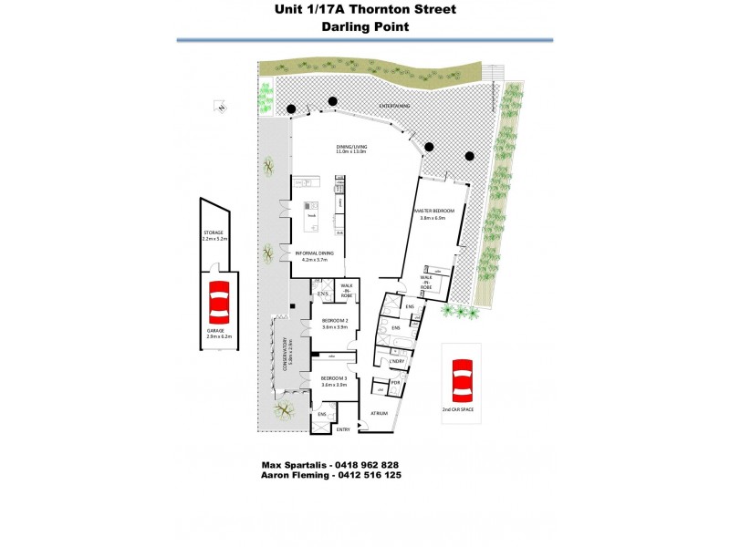 1/17a Thornton Street, Darling Point NSW 2027 Floorplan