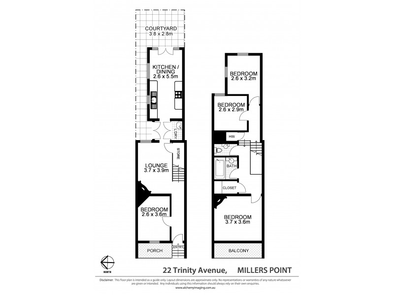 22 Trinity Avenue, Millers Point NSW 2000 Floorplan