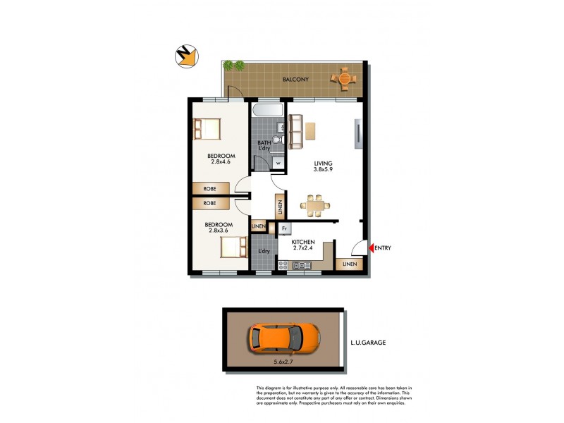 10/17-23 Wallis Parade, North Bondi NSW 2026 Floorplan