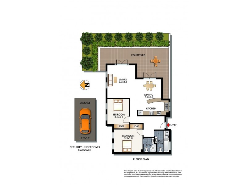 2/11-17 Wairoa Avenue, North Bondi NSW 2026 Floorplan
