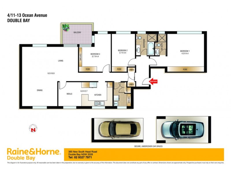 4/11-13 Ocean Avenue, Double Bay NSW 2028 Floorplan