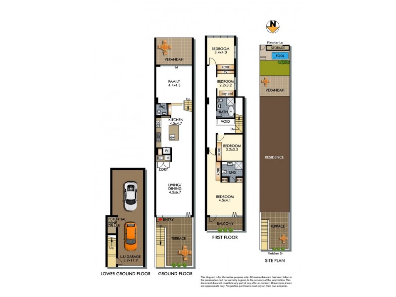 10 Fletcher Street, Woollahra NSW 2025 Floorplan