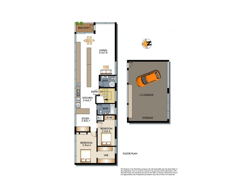 5/6-8 Sandridge Street, Bondi Beach NSW 2026 Floorplan