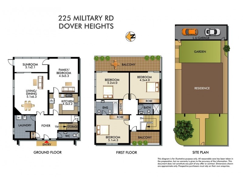 225 Military Road, Dover Heights NSW 2030 Floorplan