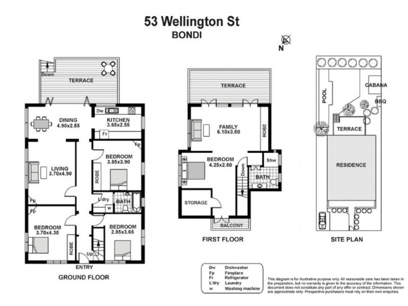 53 Wellington Street, Bondi NSW 2026 Floorplan