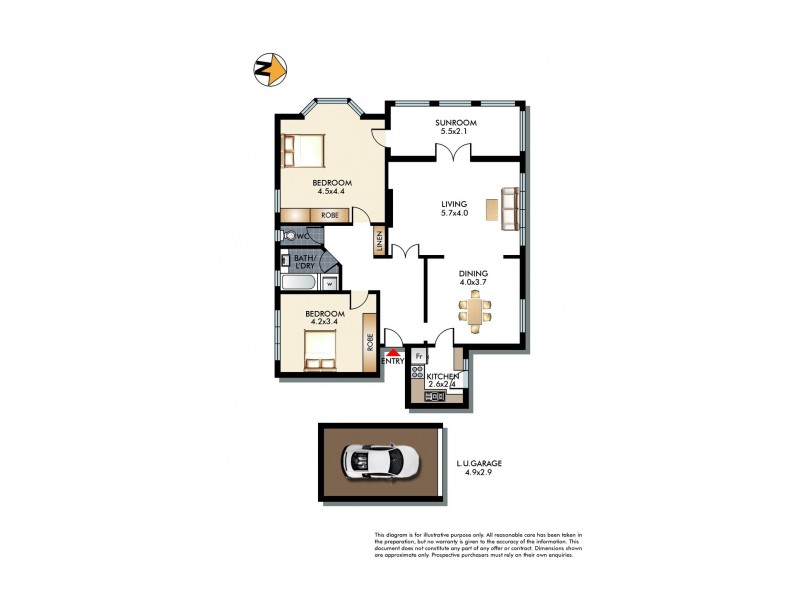3/28 Salisbury Road, Rose Bay NSW 2029 Floorplan