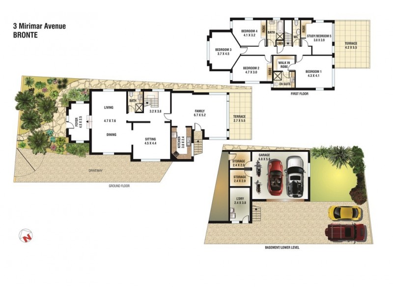 3 Mirimar Avenue, Bronte NSW 2024 Floorplan