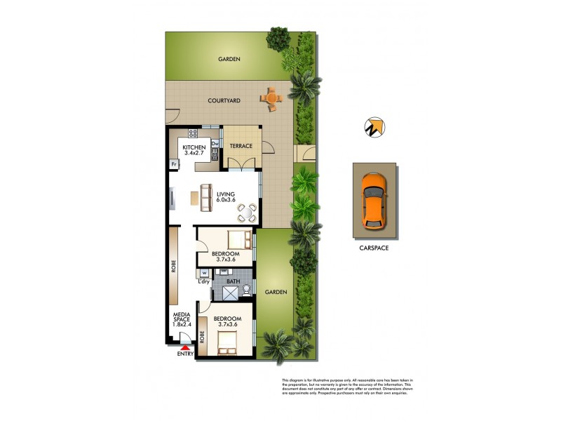 1/28 Simpson Street, Bondi Beach NSW 2026 Floorplan