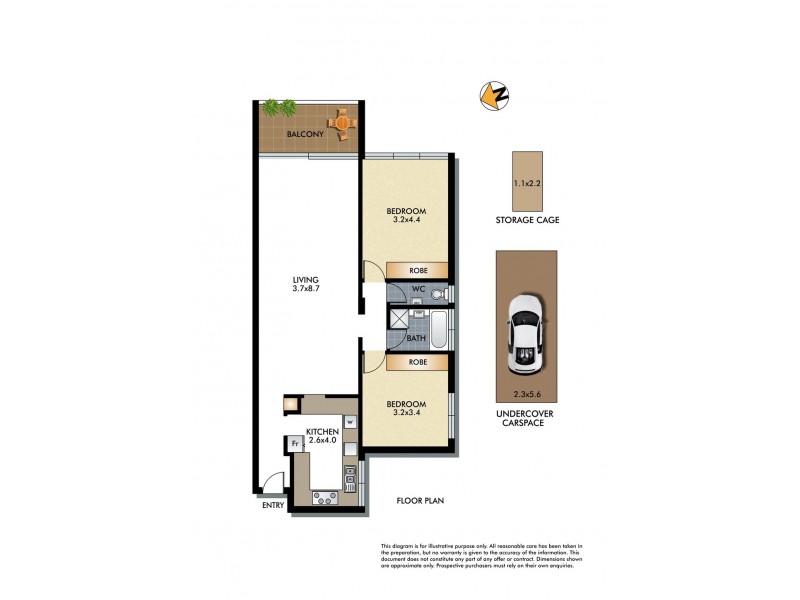1/29 Ocean Avenue, Double Bay NSW 2028 Floorplan