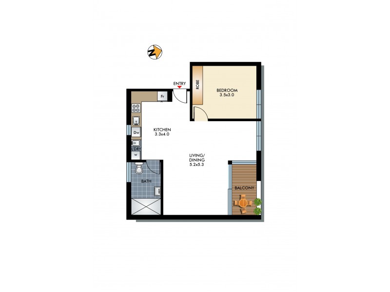 6/11 Norton Avenue, Rose Bay NSW 2029 Floorplan