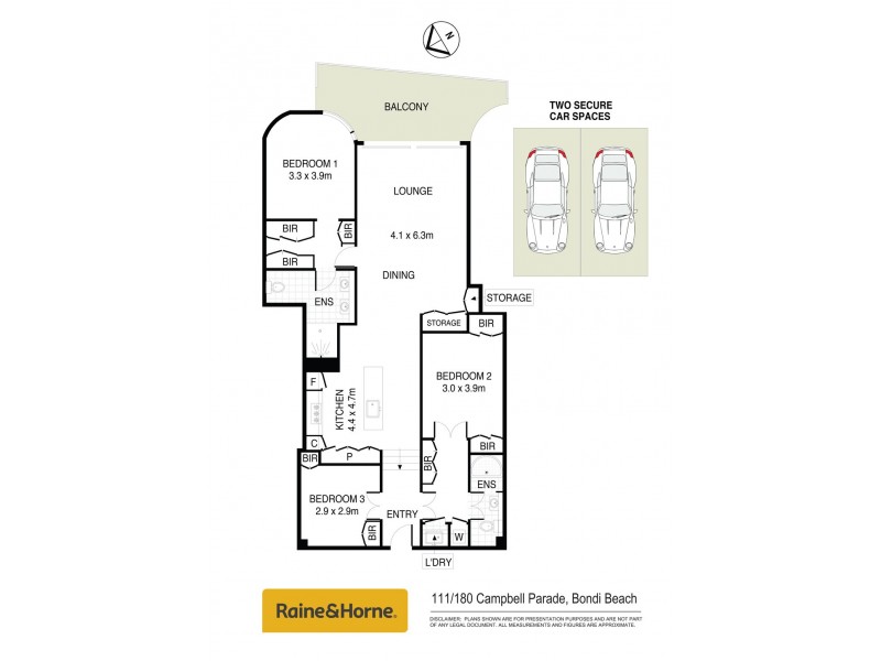111/186 Campbell Parade, Bondi Beach NSW 2026 Floorplan