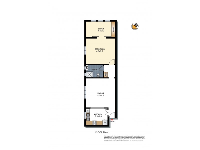 9/212 Victoria Road, Bellevue Hill NSW 2023 Floorplan