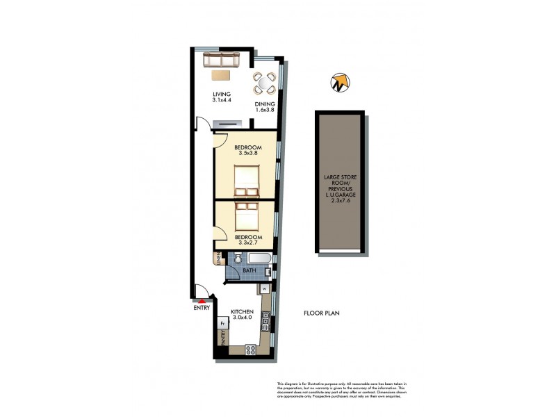 14/165 Victoria Road, Bellevue Hill NSW 2023 Floorplan