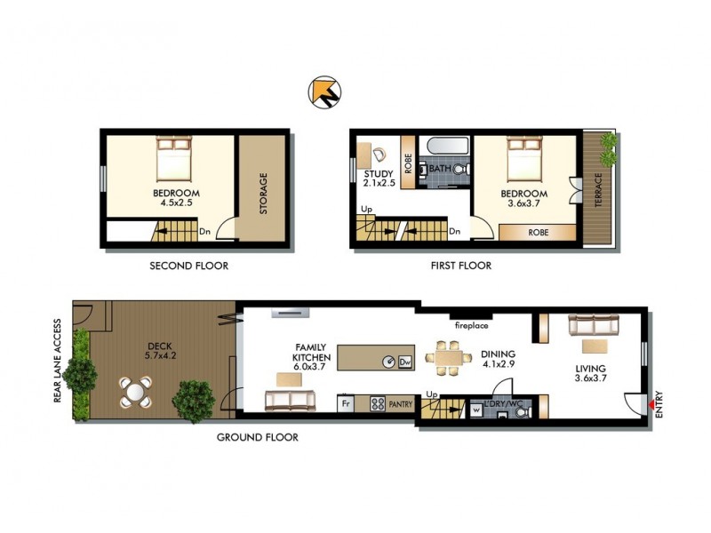 13 Wentworth Street, Paddington NSW 2021 Floorplan