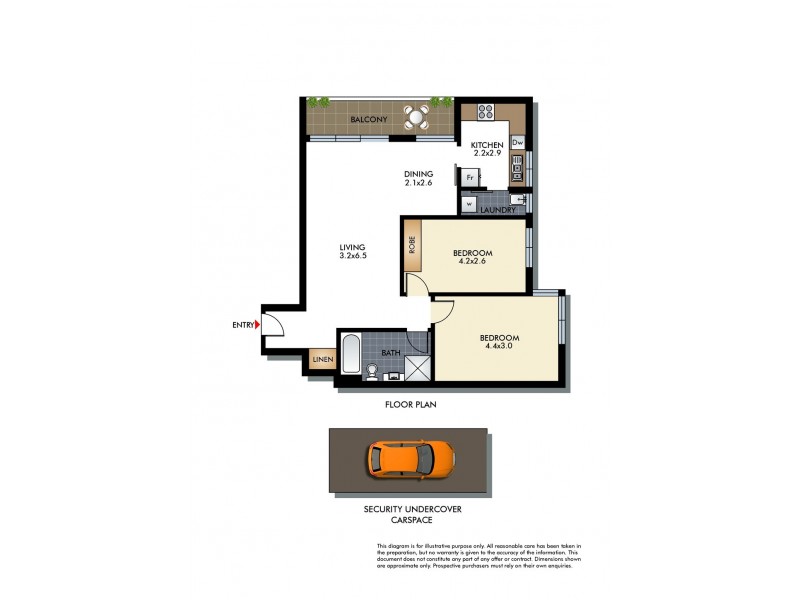 2a/16 Bligh Place, Randwick NSW 2031 Floorplan