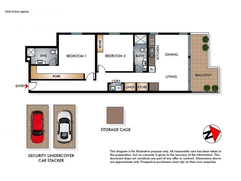 2/18B Benelong Crescent, Bellevue Hill NSW 2023 Floorplan