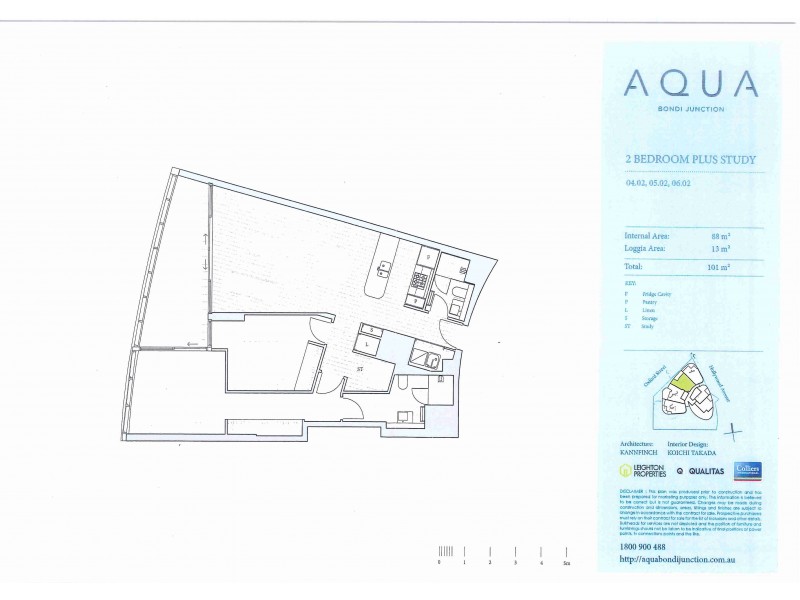 602/241 Oxford Street, Bondi Junction NSW 2022 Floorplan