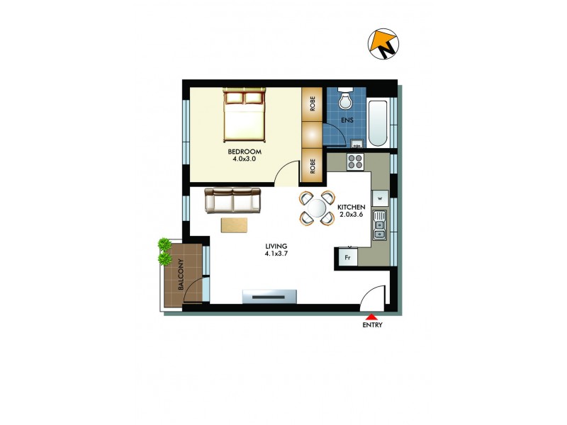 15/32-36 Bellevue Road, Bellevue Hill NSW 2023 Floorplan