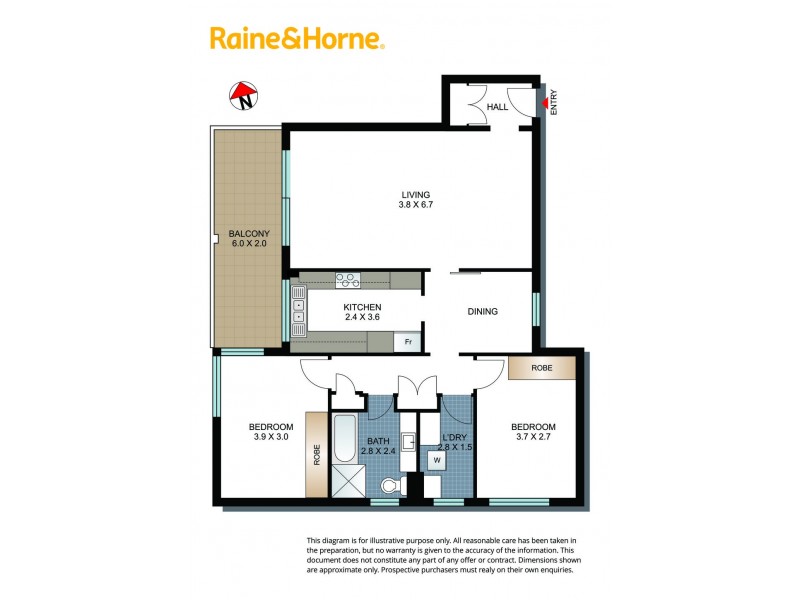 8/16 Wilga Street, Bondi Beach NSW 2026 Floorplan