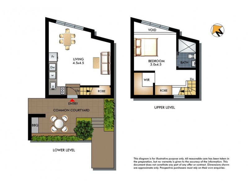 1/12B Foley Street, Darlinghurst NSW 2010 Floorplan