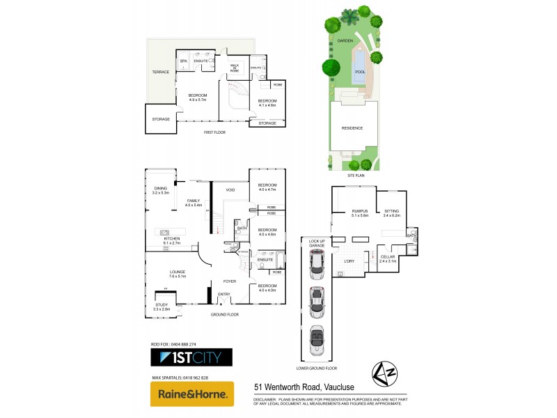 51 Wentworth Road, Vaucluse NSW 2030 Floorplan