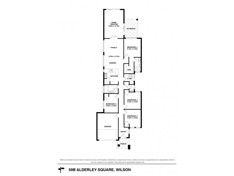 59B Alderley Square, Wilson WA 6107 Floorplan
