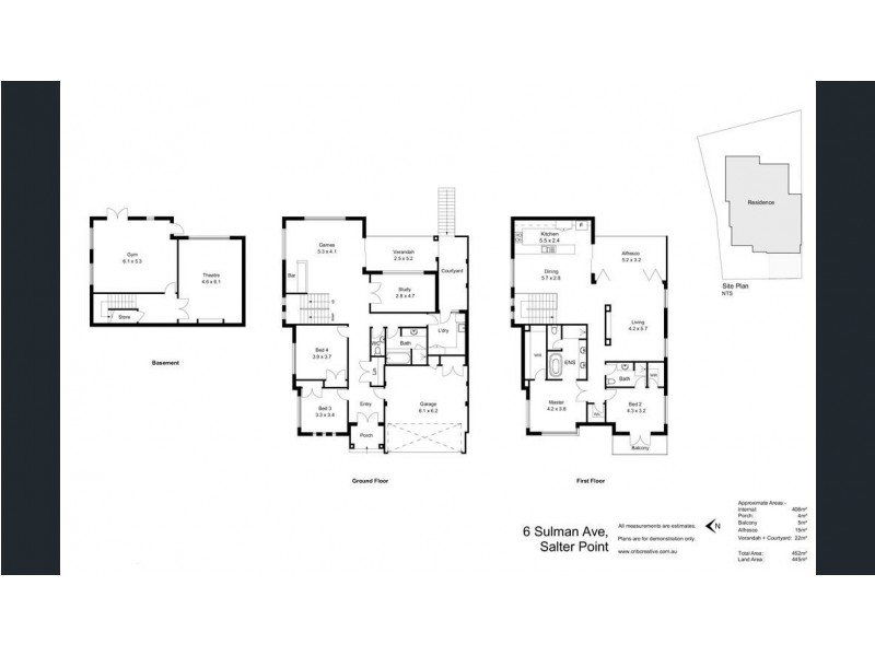 6 Sulman Avenue, Salter Point WA 6152 Floorplan