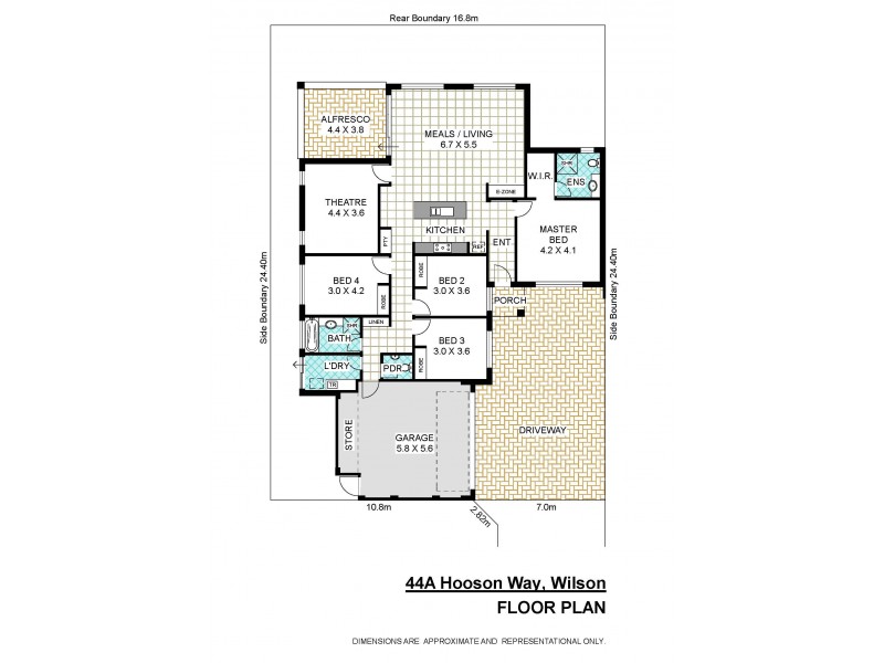 44A Hooson Way, Wilson WA 6107 Floorplan