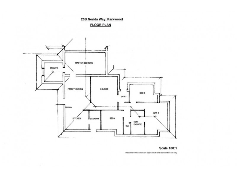 25B Nerida Way, Parkwood WA 6147 Floorplan