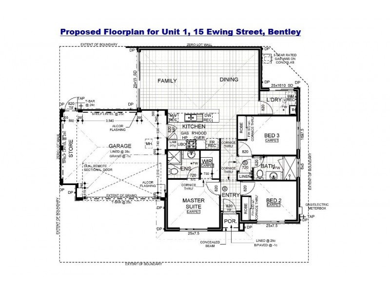 Lots 1-4, 15 Ewing Street, Bentley WA 6102 Floorplan
