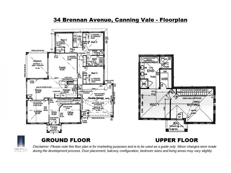 34 Brennan Avenue, Canning Vale WA 6155 Floorplan