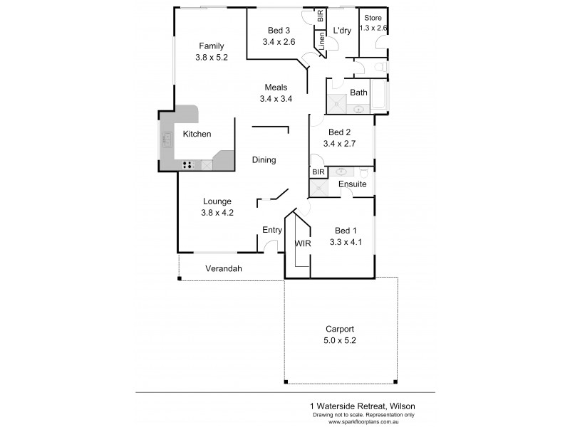 1 Waterside Retreat, Wilson WA 6107 Floorplan