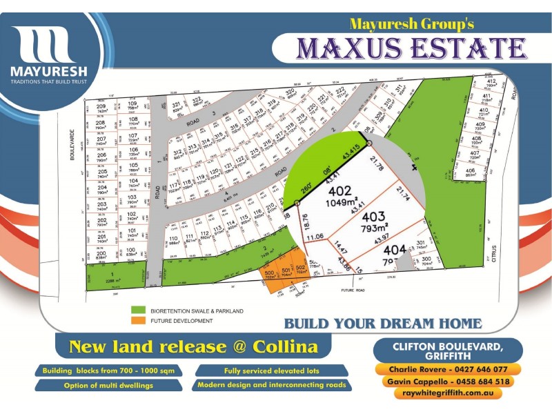 Lot 402 MAXUS ESTATE, Griffith NSW 2680