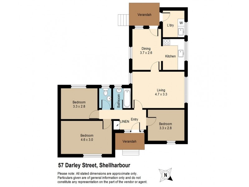 57 Darley Street, Shellharbour NSW 2529 Floorplan