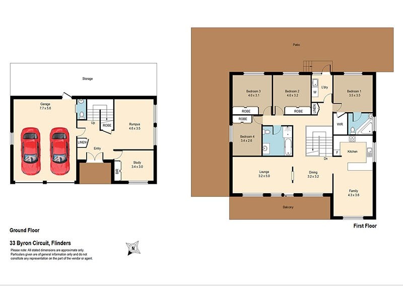 33 Byron Circuit, Flinders NSW 2529 Floorplan