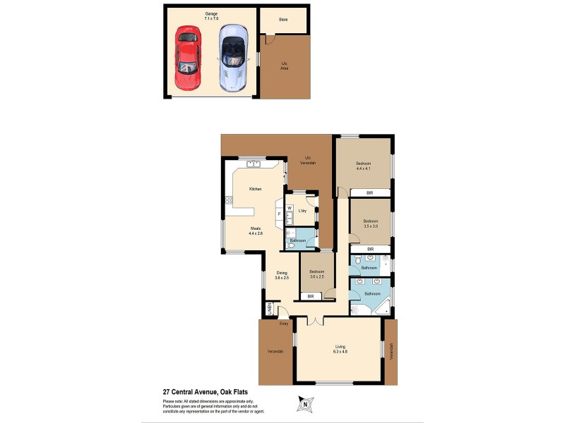 27 Central Avenue, Oak Flats NSW 2529 Floorplan