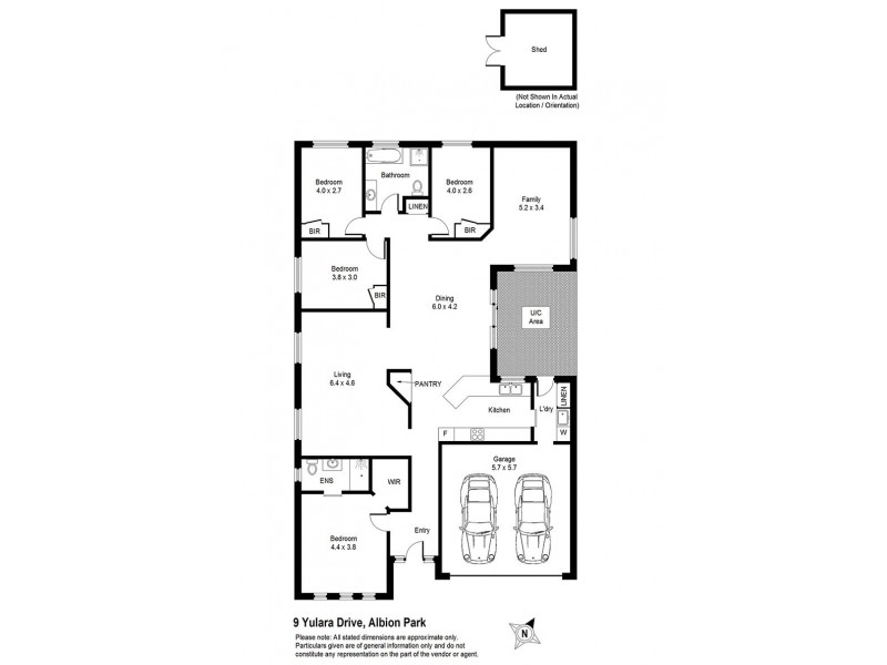 9 Yulara Drive, Albion Park NSW 2527 Floorplan