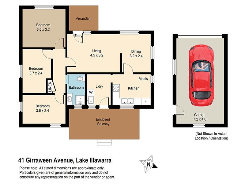 41 Girraween Avenue, Lake Illawarra NSW 2528 Floorplan