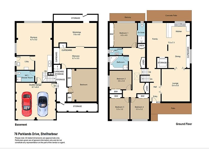 76 Parklands Drive, Shellharbour NSW 2529 Floorplan