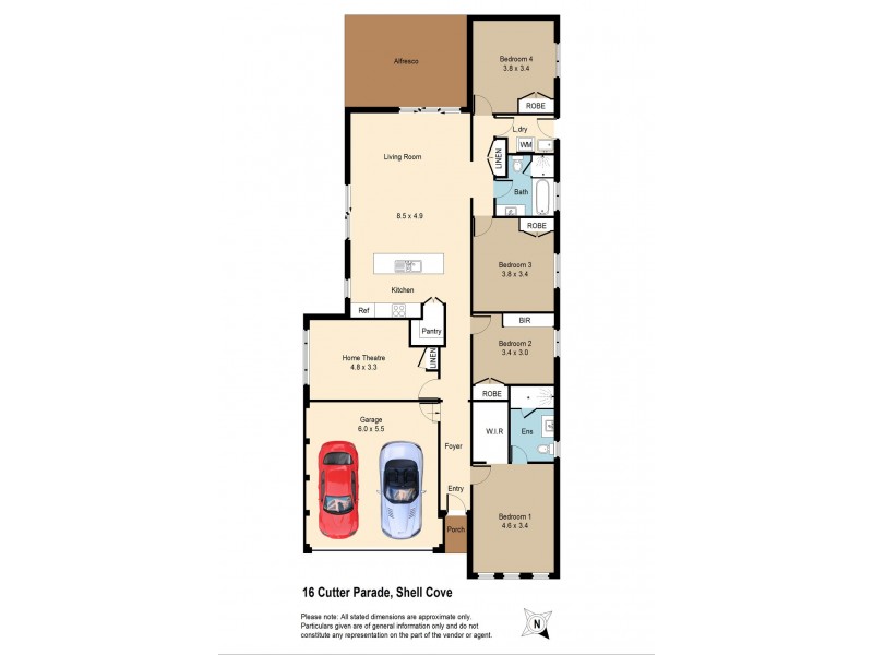 16 Cutter Parade, Shell Cove NSW 2529 Floorplan