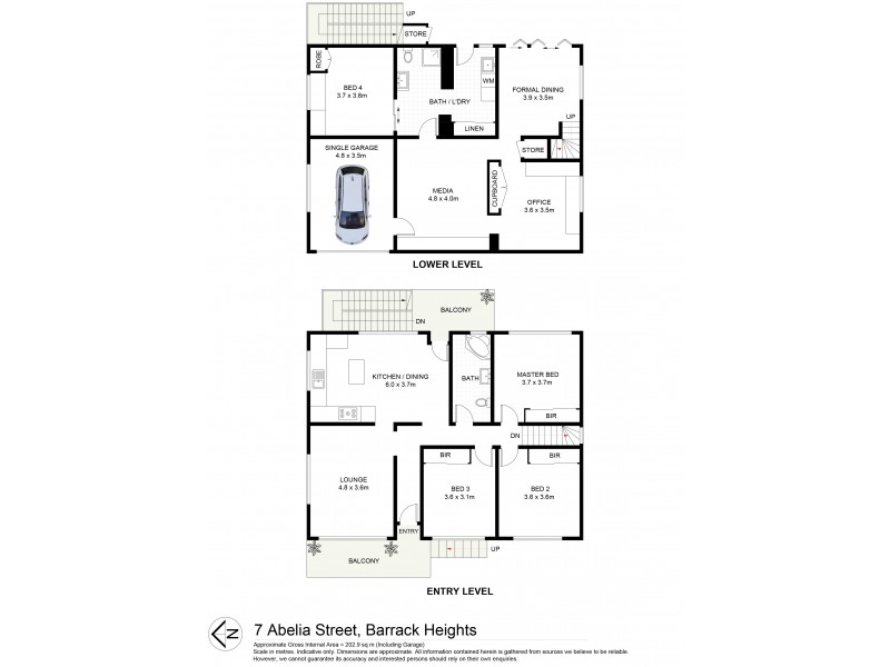 7 Abelia Street, Barrack Heights NSW 2528 Floorplan