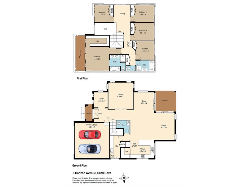 8 Horizons Avenue, Shell Cove NSW 2529 Floorplan
