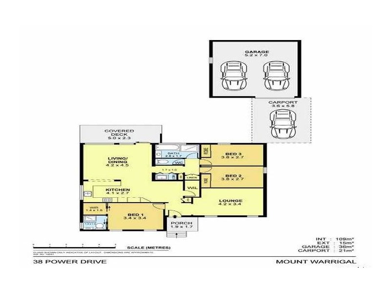 38 Power Drive, Mount Warrigal NSW 2528 Floorplan